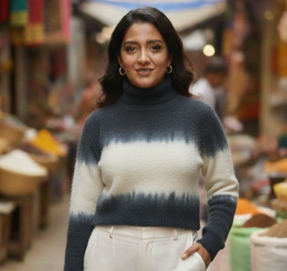 Sweat Jacket Black & White Colour