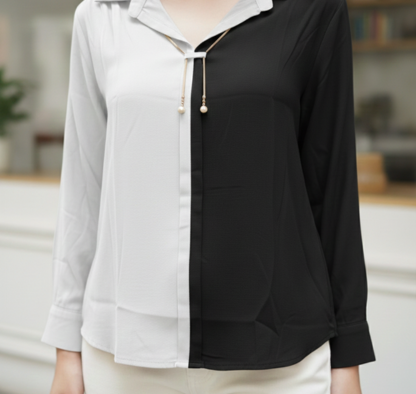 Black and White Shirt