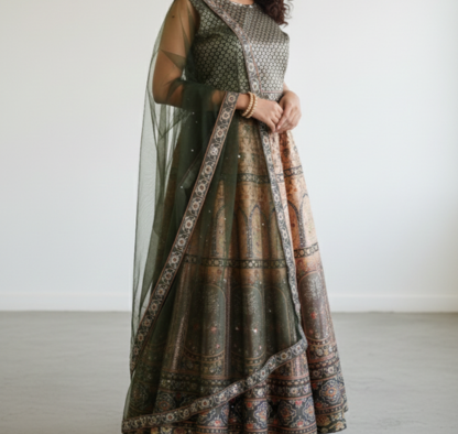 Traditional Printed Langha